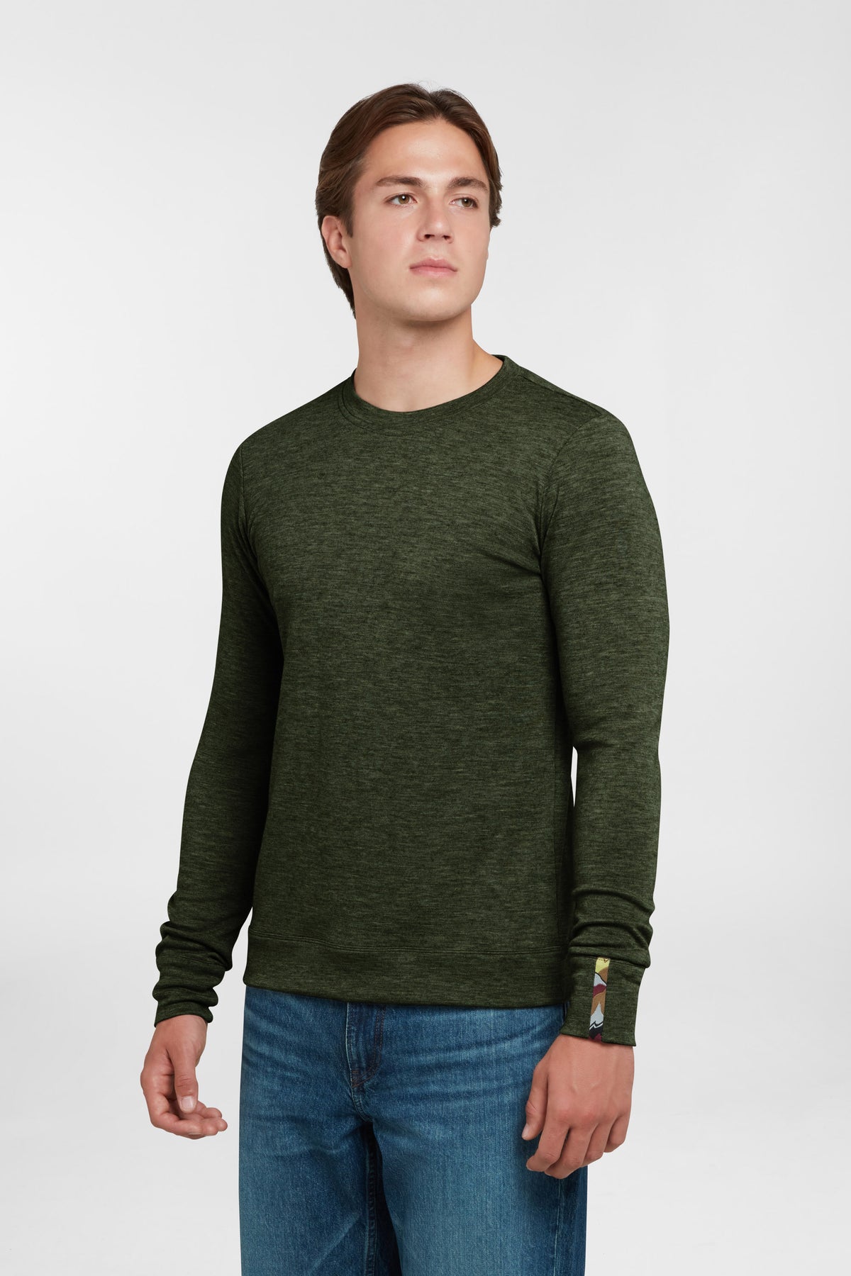 Men's Liberty Casual Crew - Deep Forest Green