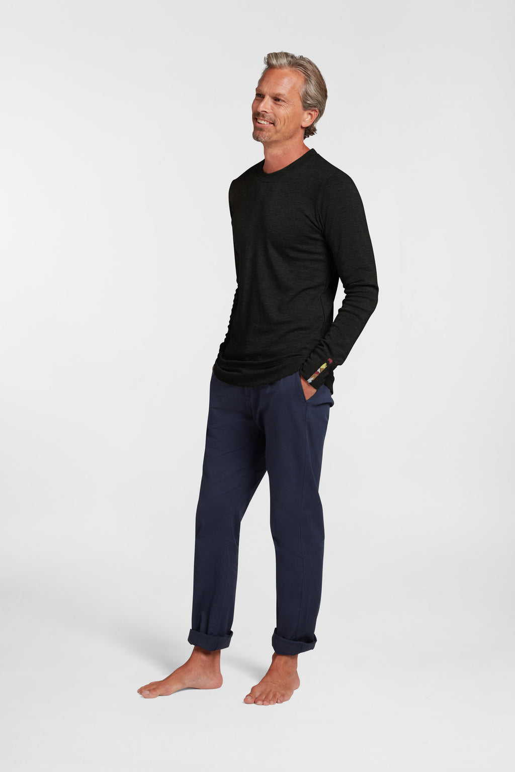 Men's Liberty Casual Crew - Black