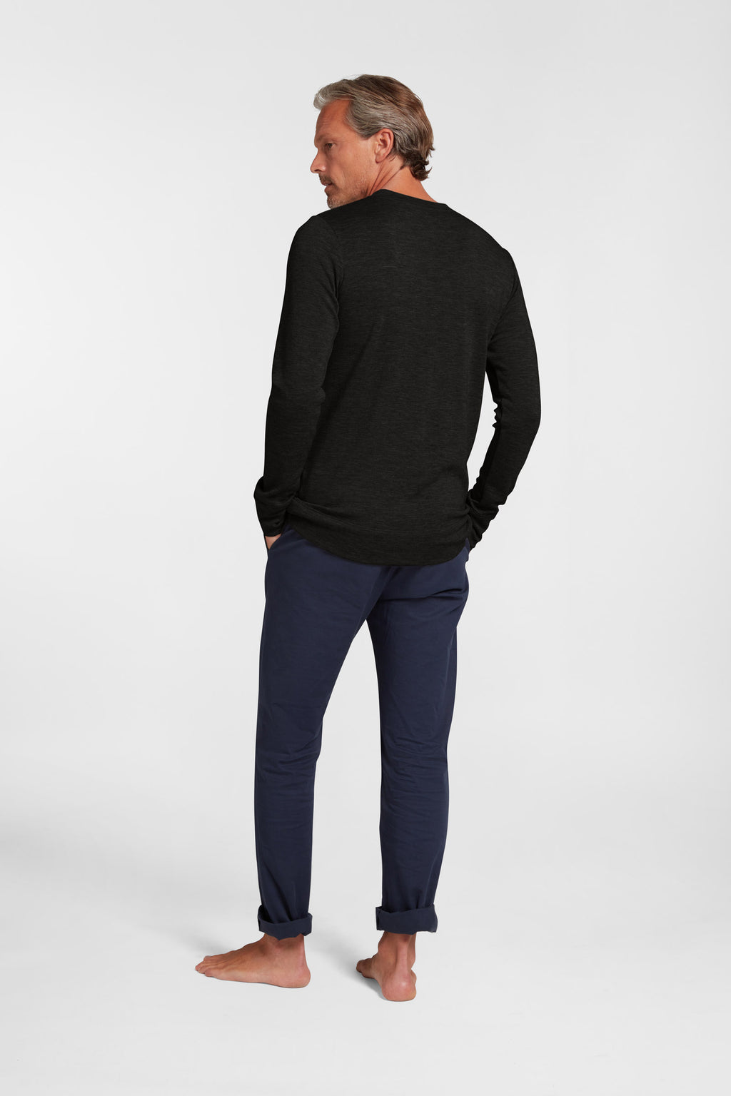 Men's Liberty Casual Crew - Black