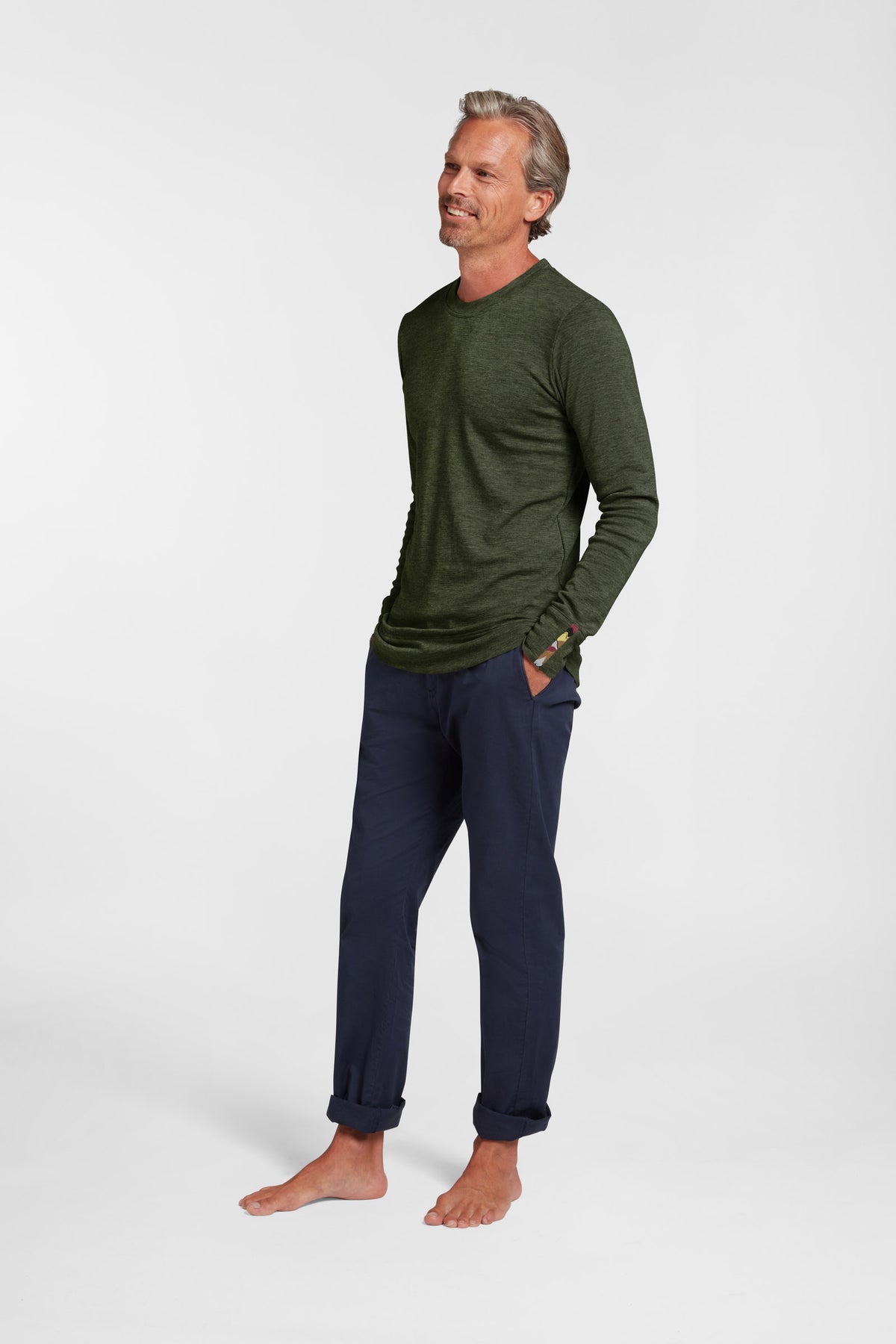 Men's Liberty Casual Crew - Deep Forest Green