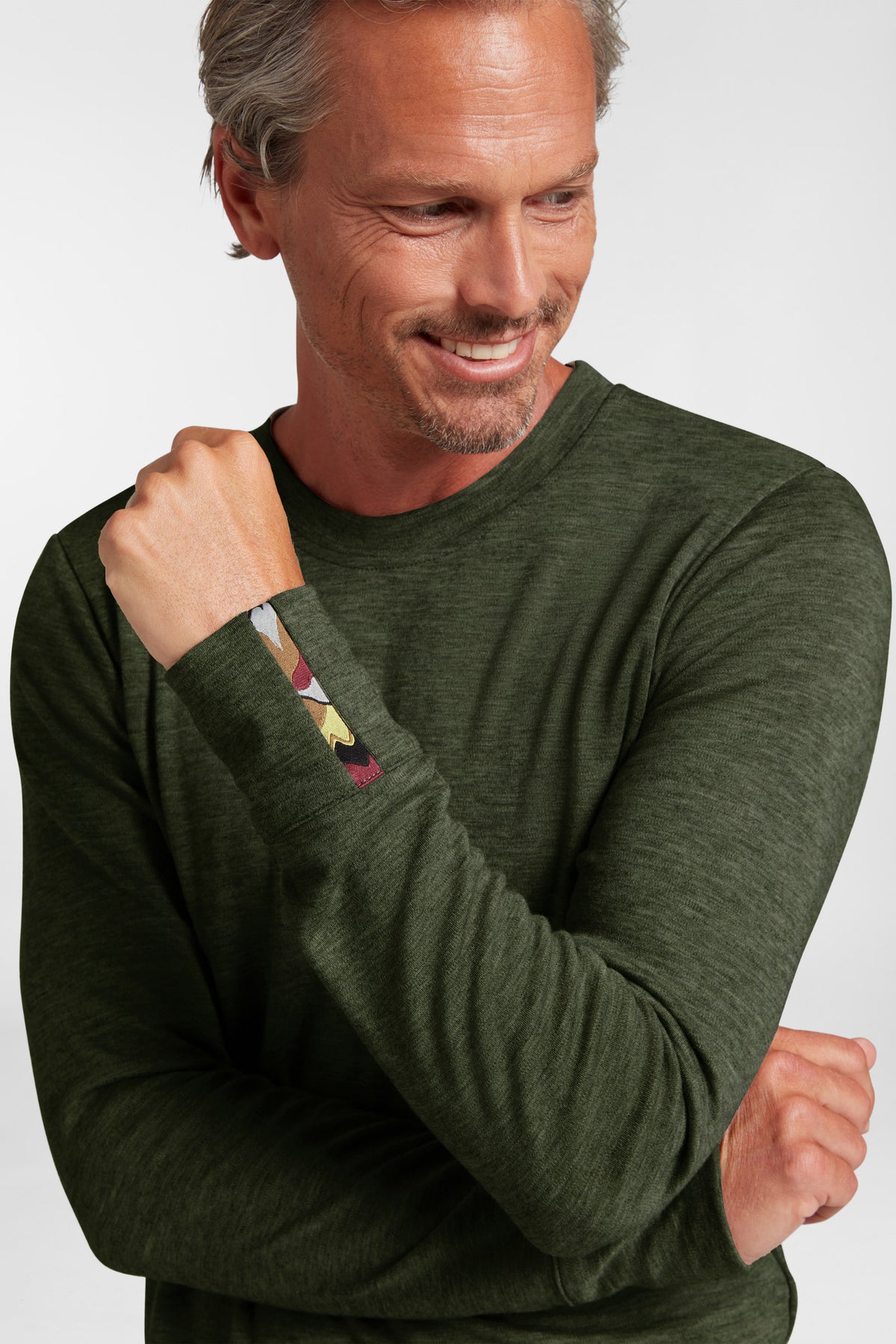 Men's Liberty Casual Crew - Deep Forest Green