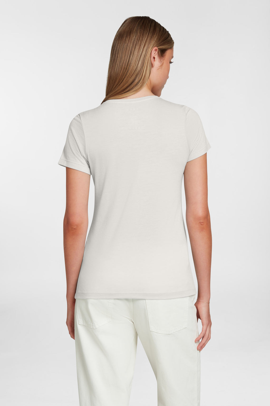 Women's Halo Short Sleeve V-Neck - Summit White