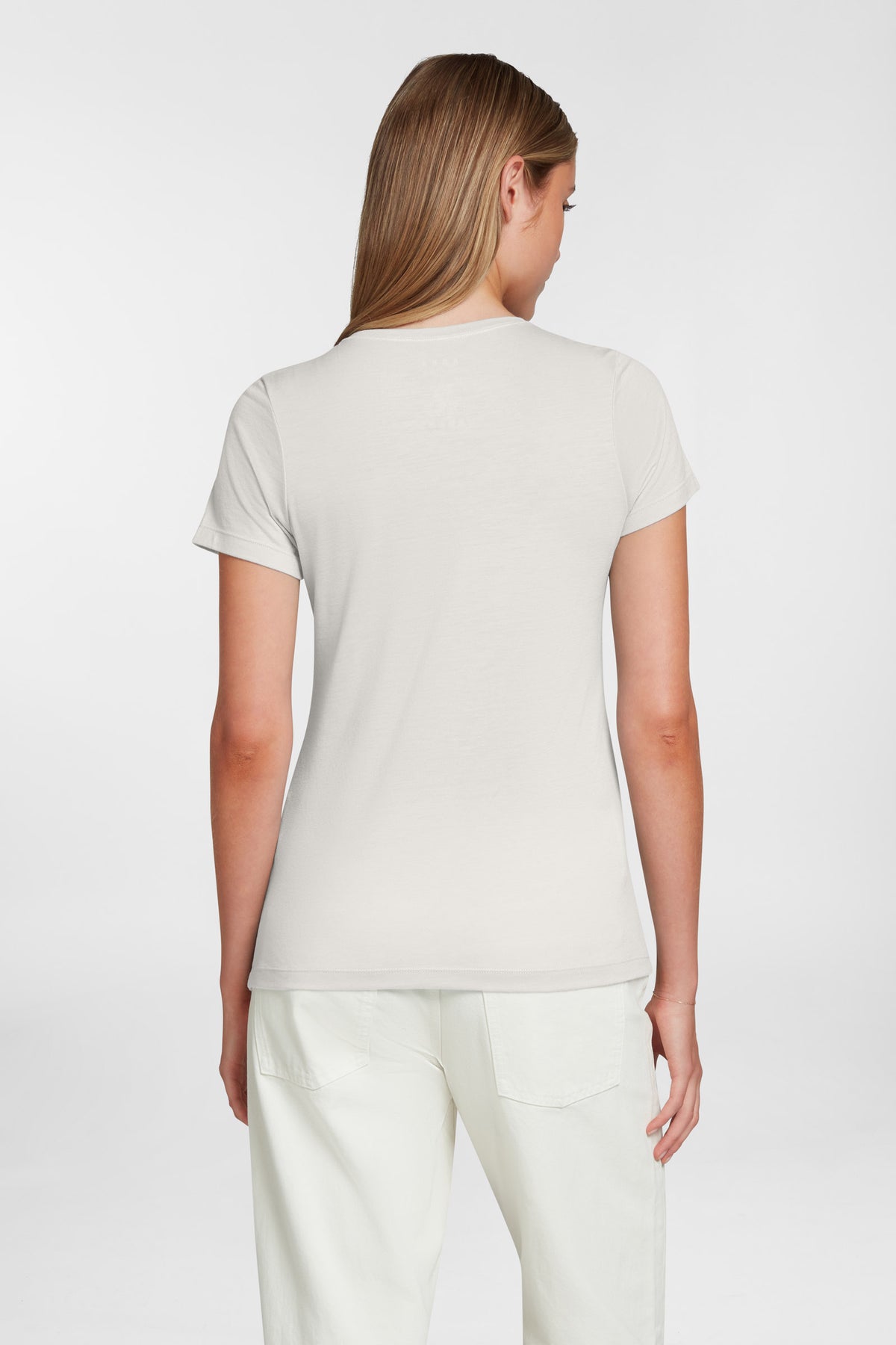 Women's Halo Short Sleeve V-Neck - Summit White