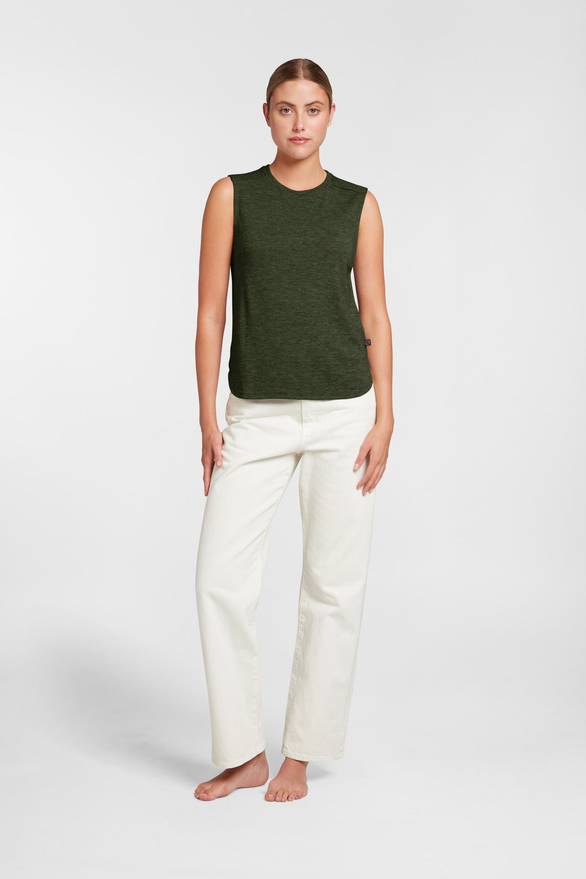 Women's Liberty Tank - Deep Forest Green