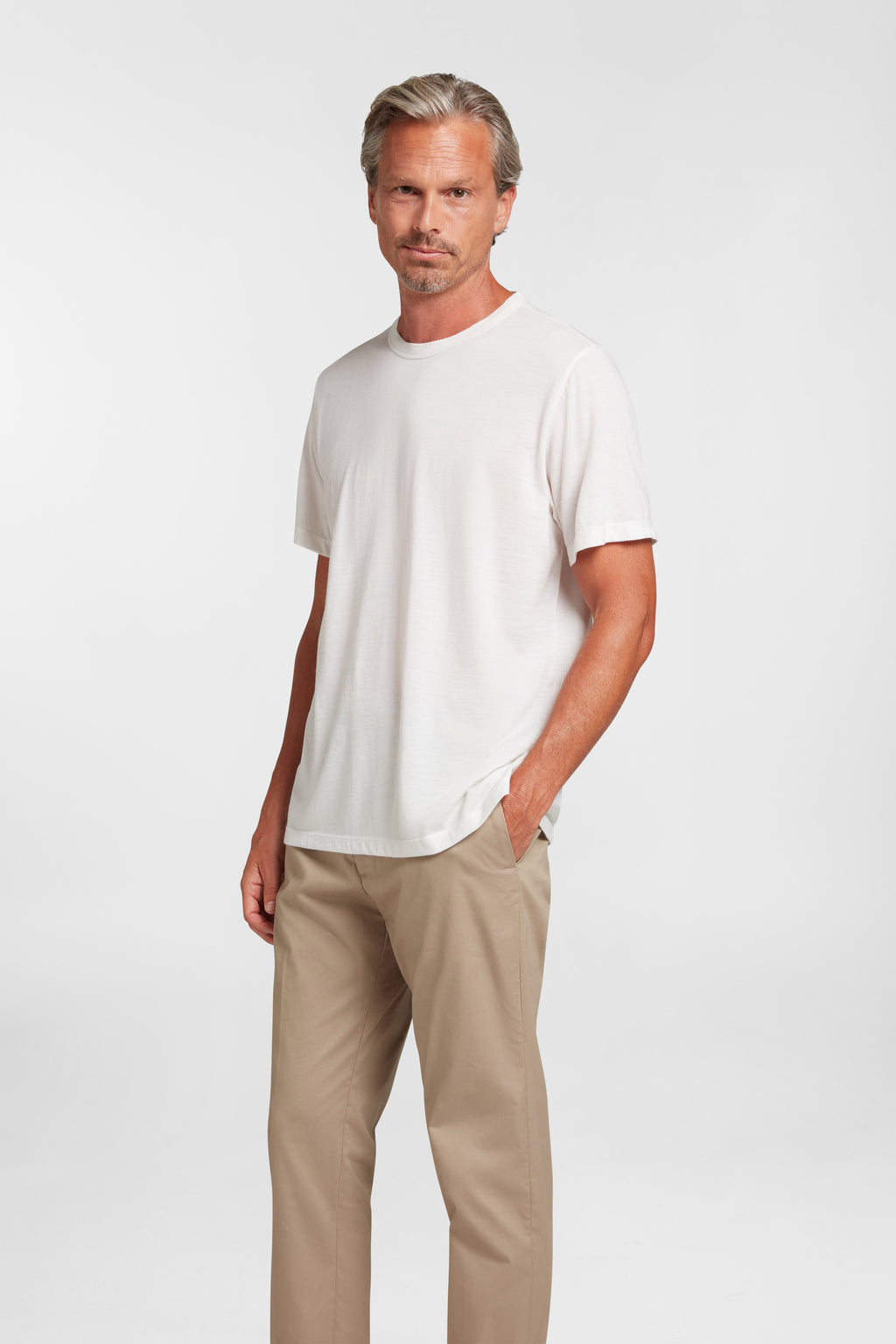 Men's Halo Short Sleeve Casual Crew - Summit White