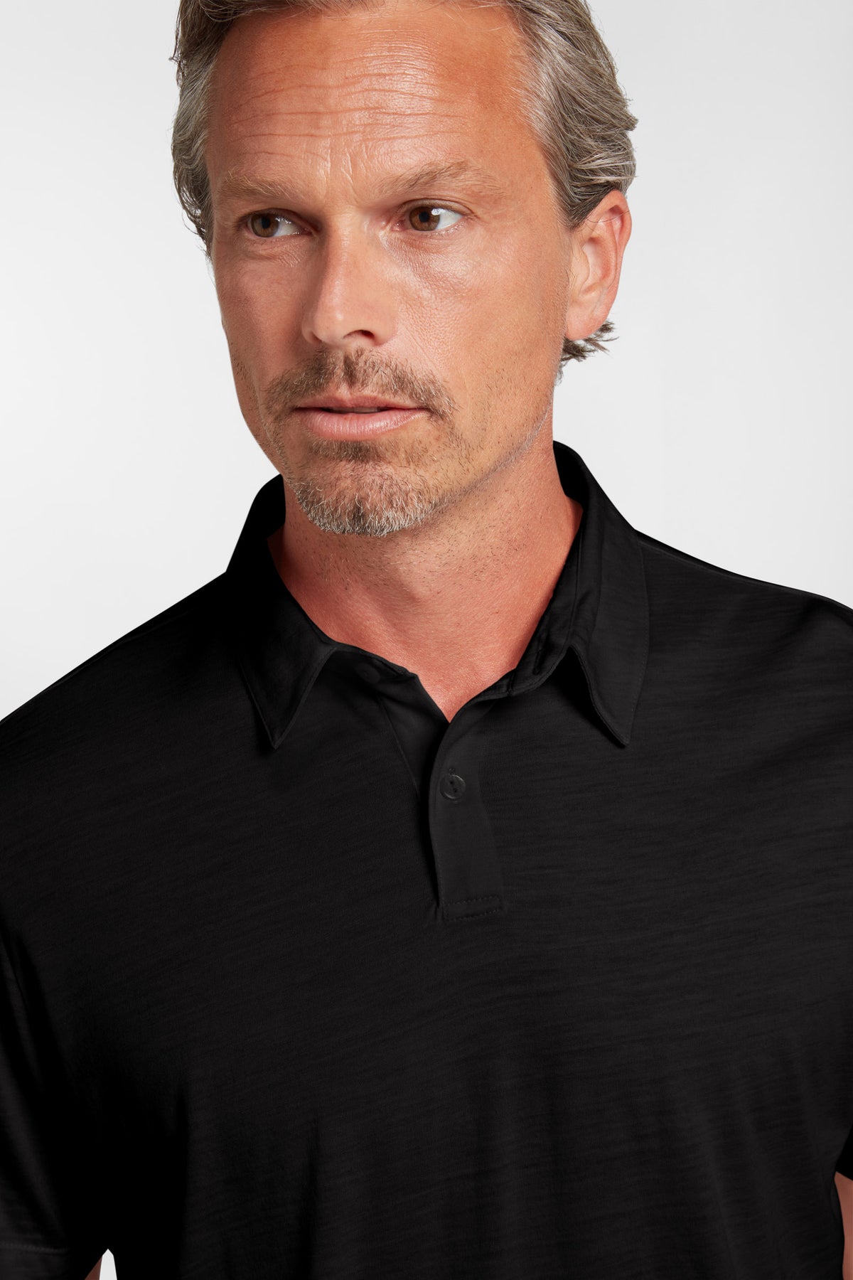 Men's Halo Short Sleeve Polo - Black