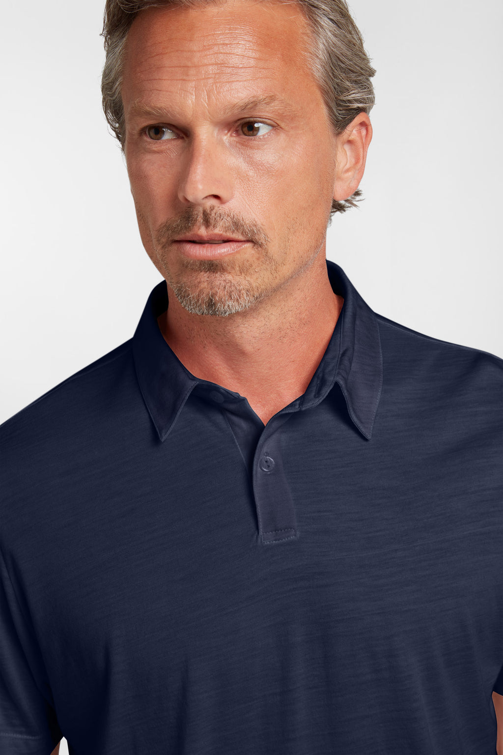 Men's Halo Short Sleeve Polo - Navy Blue