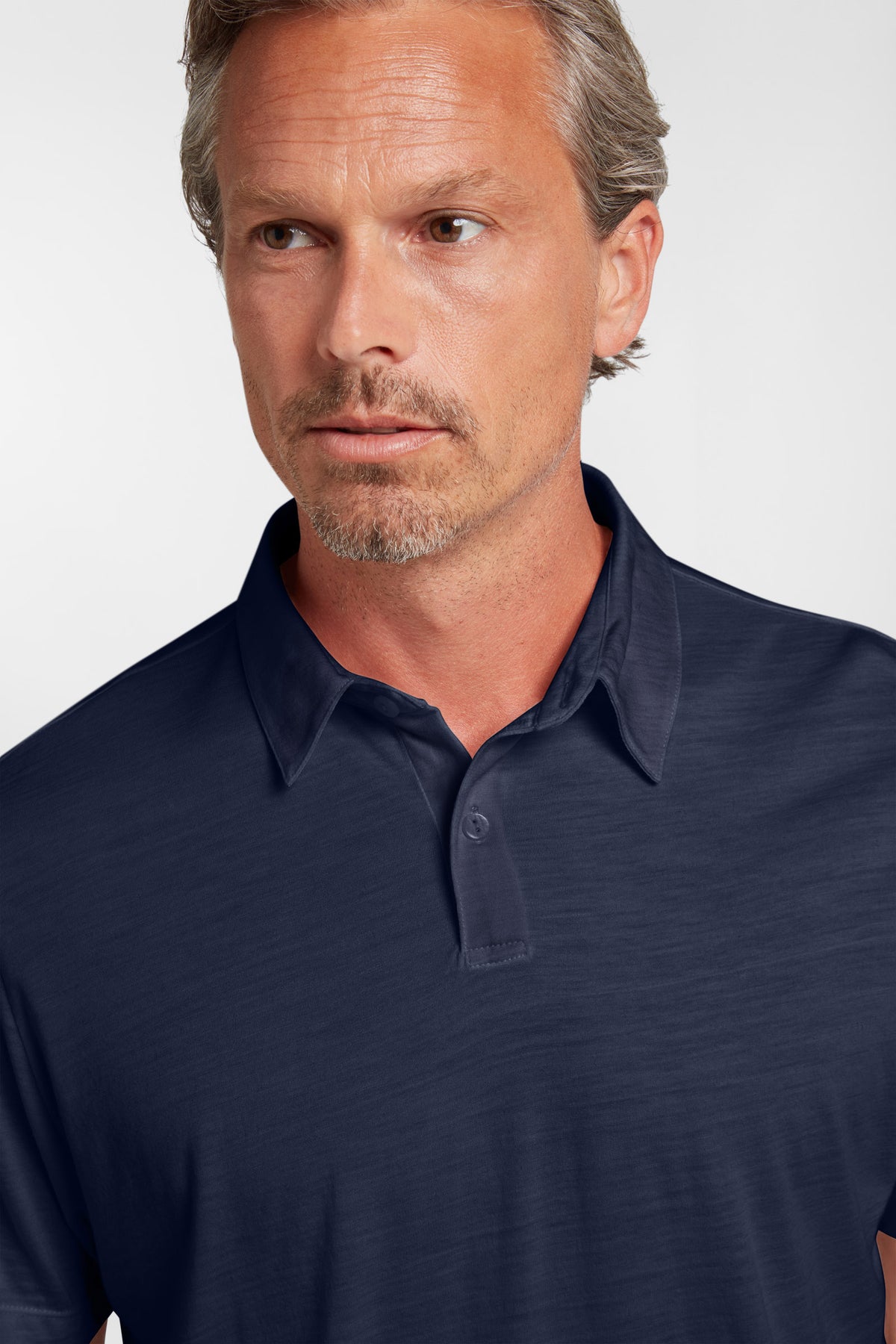 Men's Halo Short Sleeve Polo - Navy Blue